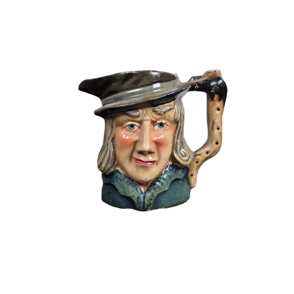 Antique Sairey Gamp Toby Jug Charles Dickens Unmarked Staffordshire Style AS IS